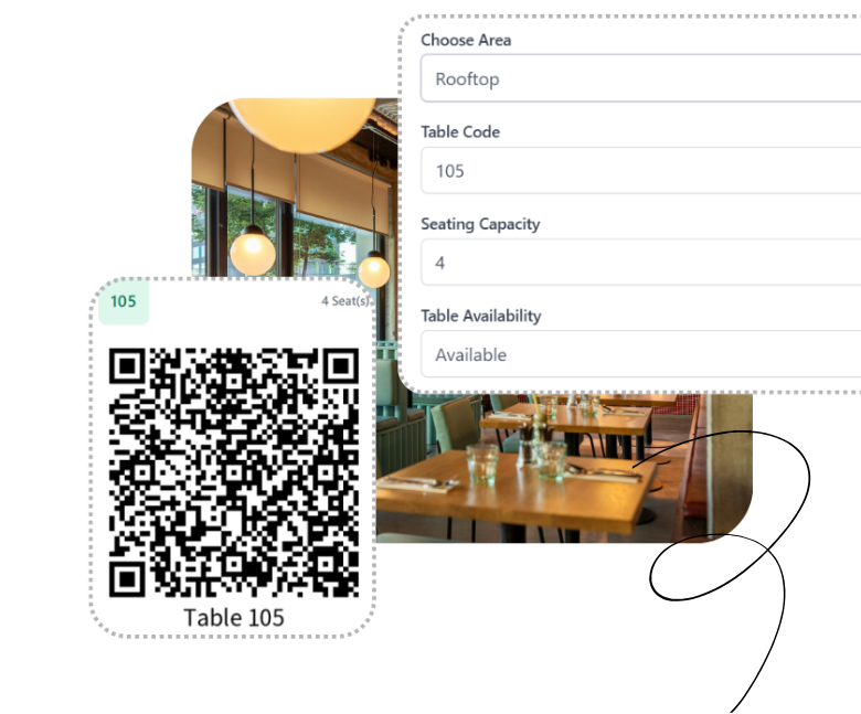 online table management pos